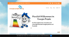 Desktop Screenshot of energie-projekt.org